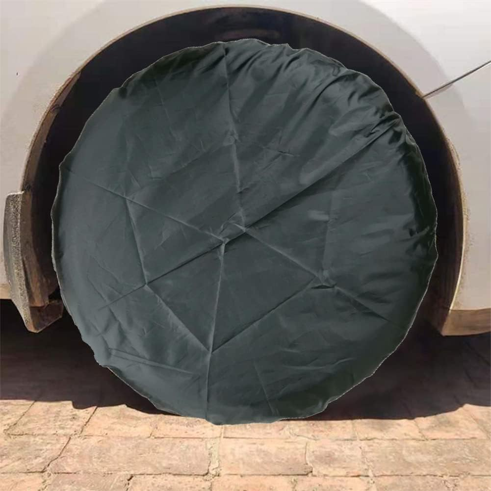 Wheel Protection Tyre Cover, Waterproof Spare Wheel Cover, Tyre Protection Cover, Diameter 65 Cm, Black (With Handle) image number 6