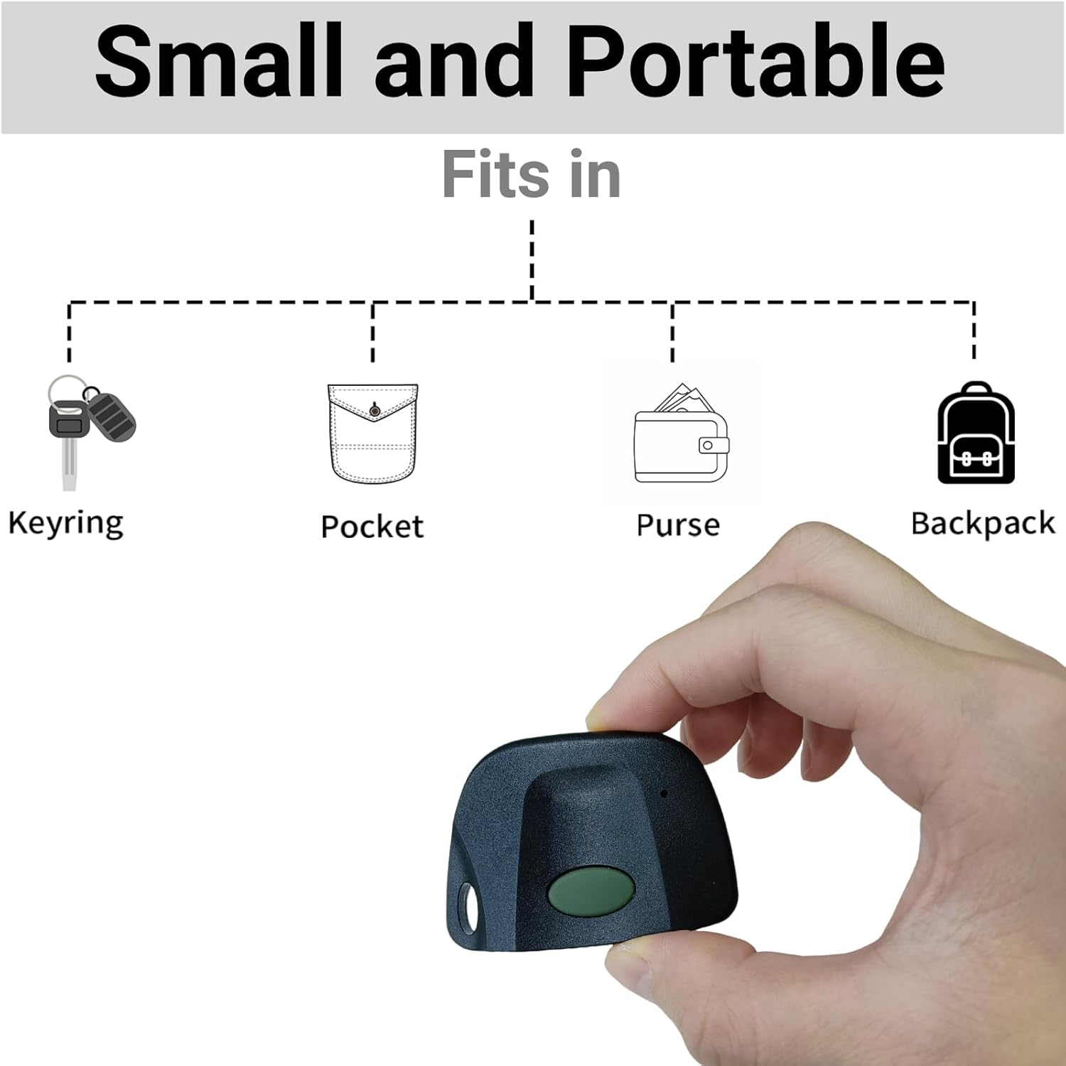 QSDIYRF Gate/Garage Door Remote Compatible with Digi-Code DC-5010 DC-5030 DC-5040 DC-5060 DC-5070, Garage Remote Work for Multi-Code 3089 300Mhz 10 Dip Switches Mini Transmitter (1 Channel, 1 Pack) image number 4