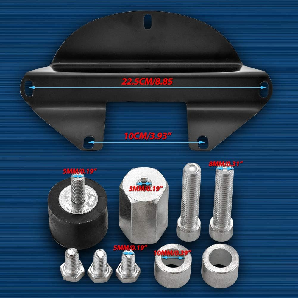 Katur Headlight Fairing Covers Front Head Light Cowl Fork Mount Headlamp Visor Bracket Kit for 1973 up Harley Sportster Cafe Drag Dyna FX XL image number 5