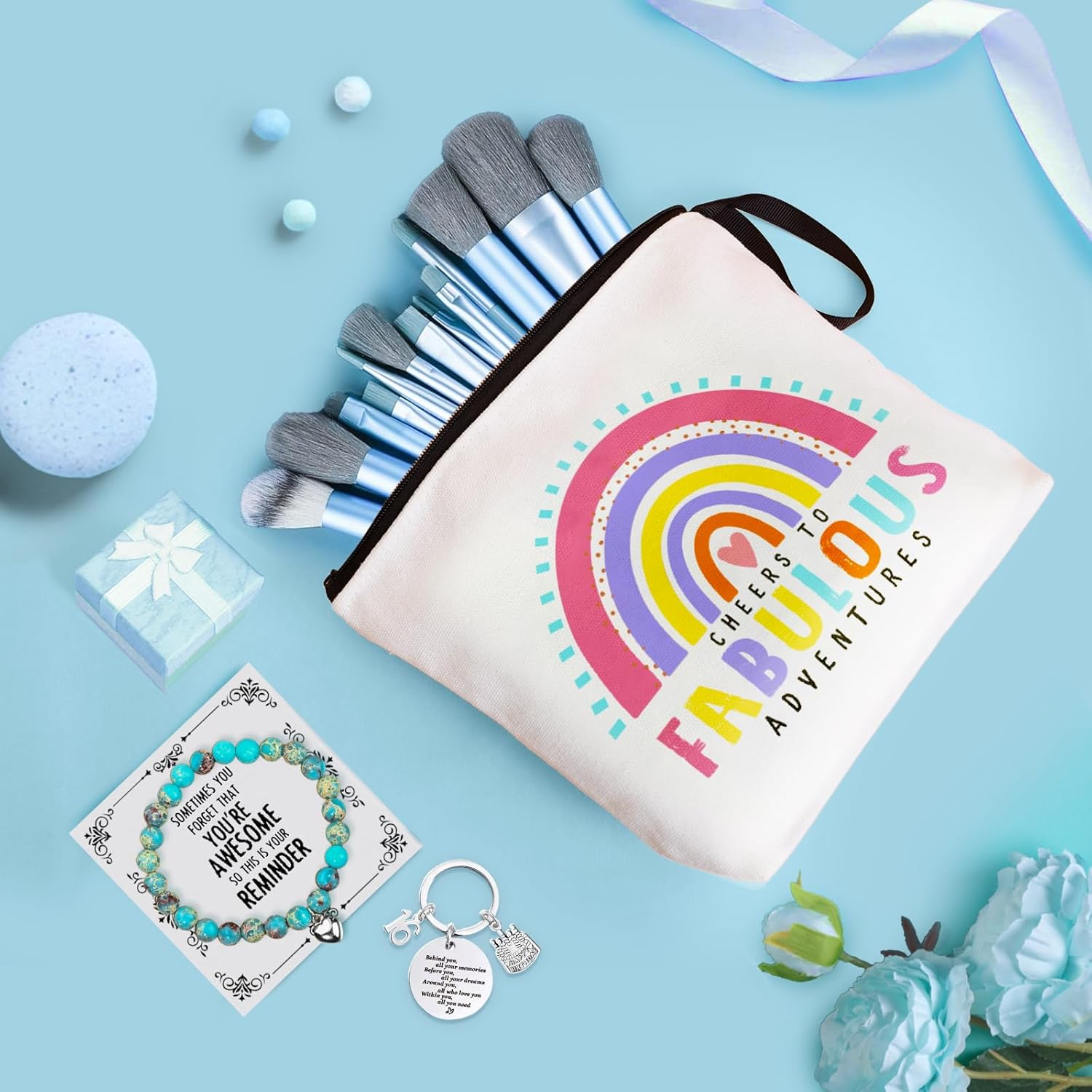 16Th Birthday Gifts for Girls, Sweet 16 Years Old Gift Ideas, 10 Pieces Unique 16Th Gifts for Daughter, Niece, Granddaughter, Sister, Bestie, Happy 16Th Birthday Gifts Her image number 1