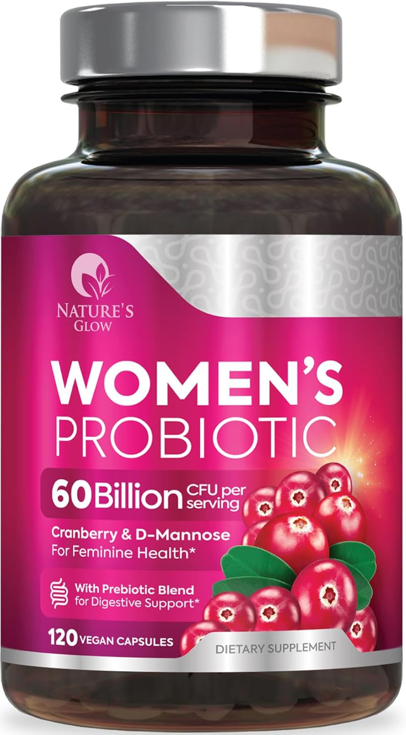Probiotics for Women, Probiotic with 50 Billion CFU, Multi Strains to Support Immune, Digestive, Feminine Vaginal and Urinary Health, Shelf Stable, Delayed Release, No Soy Gluten Dairy - 120 Capsules