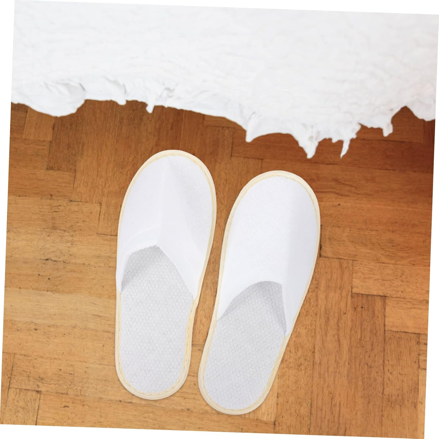 Ipetboom Slippers Sliders Non Hotel White Cotton