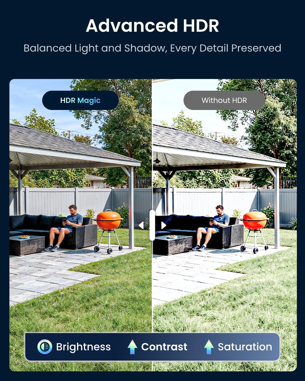 REOLINK CX820 Colorx Poe Security Camera, 4K UHD, True Color Night Vision, F1.0 Super Aperture, 1/1.8'' Image Sensor, HDR Technology, Person/Vehicle/Animal Detection, Spotlight & Siren Alarm image number 3