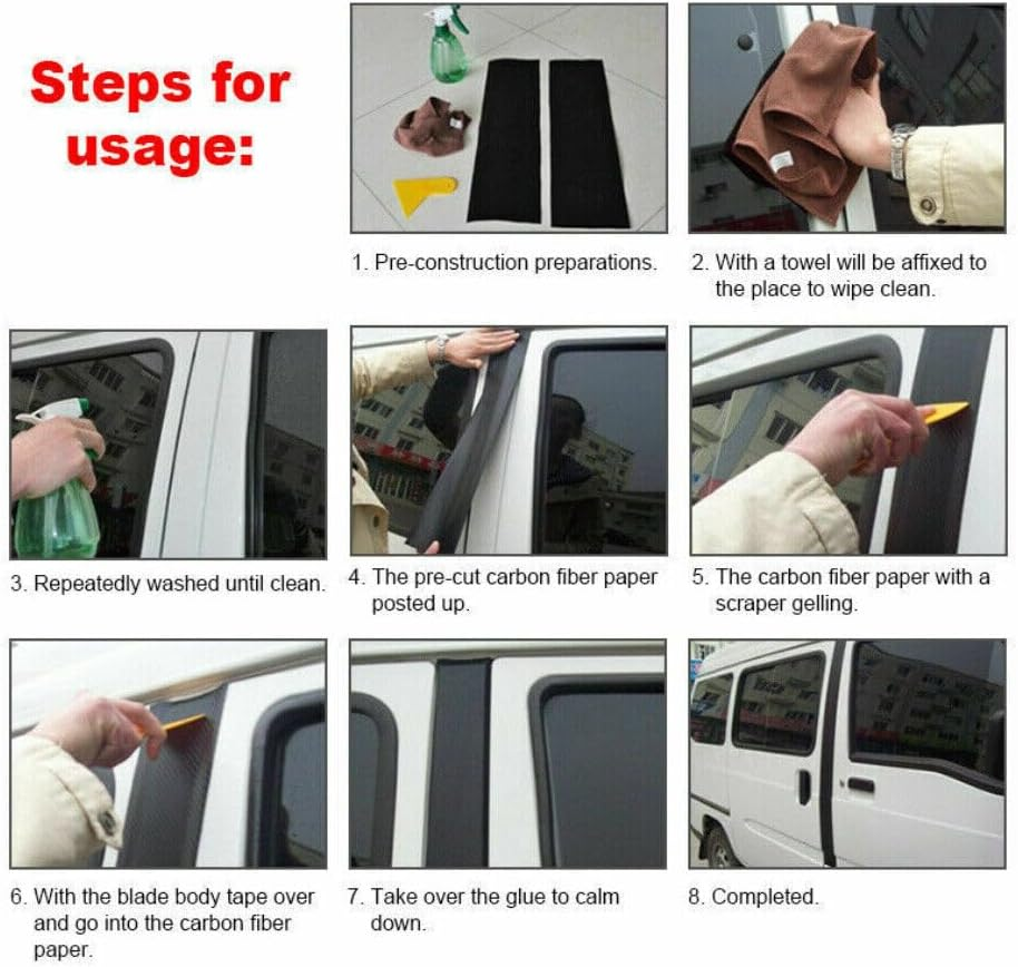 LEDON 6D Carbon Fibre Wrap 150X90Cm, Self Adhesive Film, Waterproof Wrap Roll without Bubble, Adapted to the Appearance and the Interior of Motorcycles, Computers, Cars image number 1