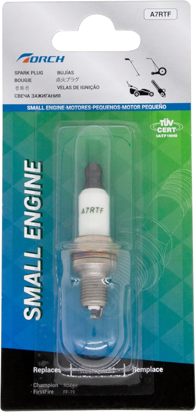 TORCH A7RTF Spark Plug Repalce for CHAM PION 979 Traditional Copper plus Small Motor RDZ4H Spark Plug, OEM image number 4