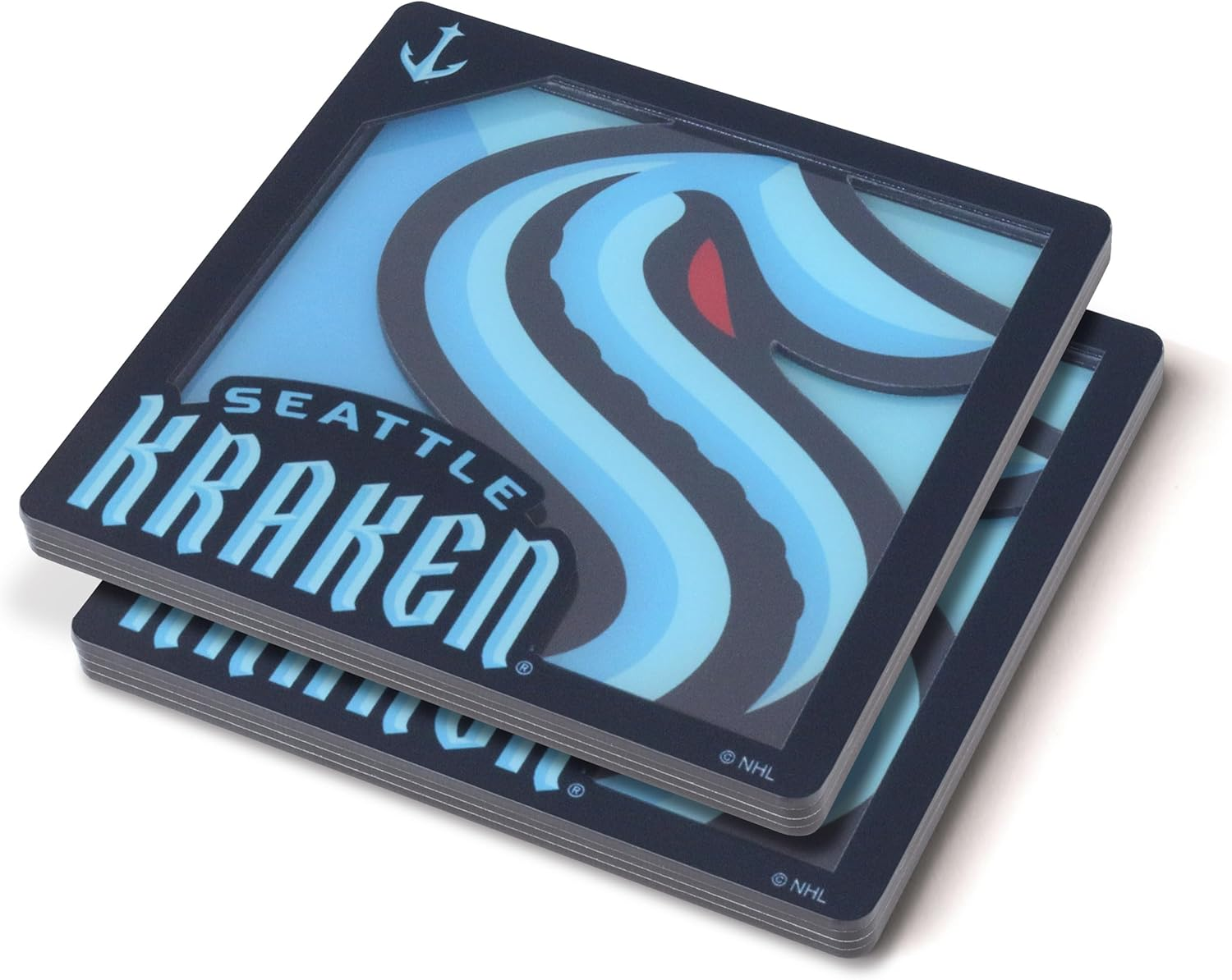 Youthefan NHL Washington Capitals 3D Logo Series Coasters image number 1