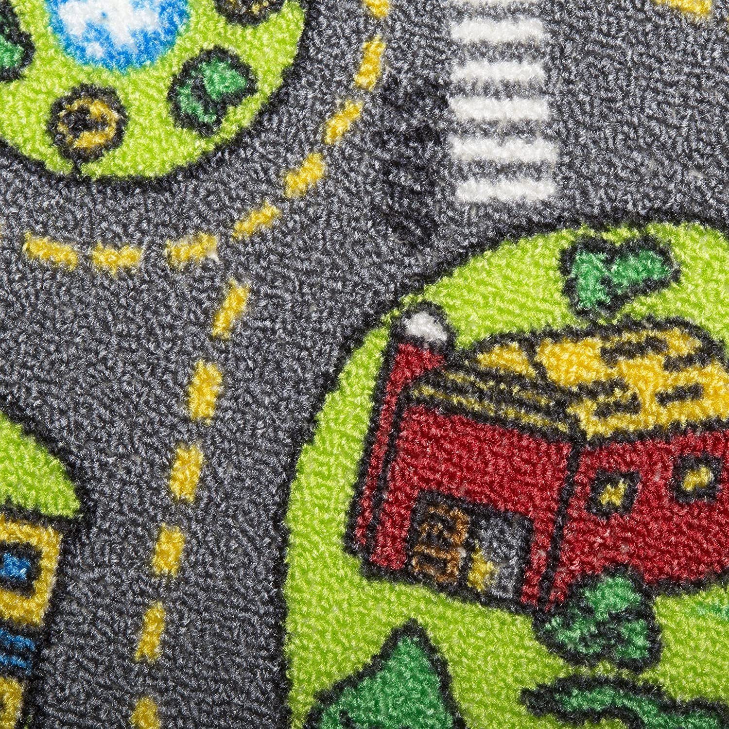 Kids Carpet Playmat Rug City Life Great for Playing with Cars and Toys - Play Learn and Have Fun Safely - Kids Baby Children Educational Road Traffic Play Mat for Bedroom Play Room Game Safe Area image number 3
