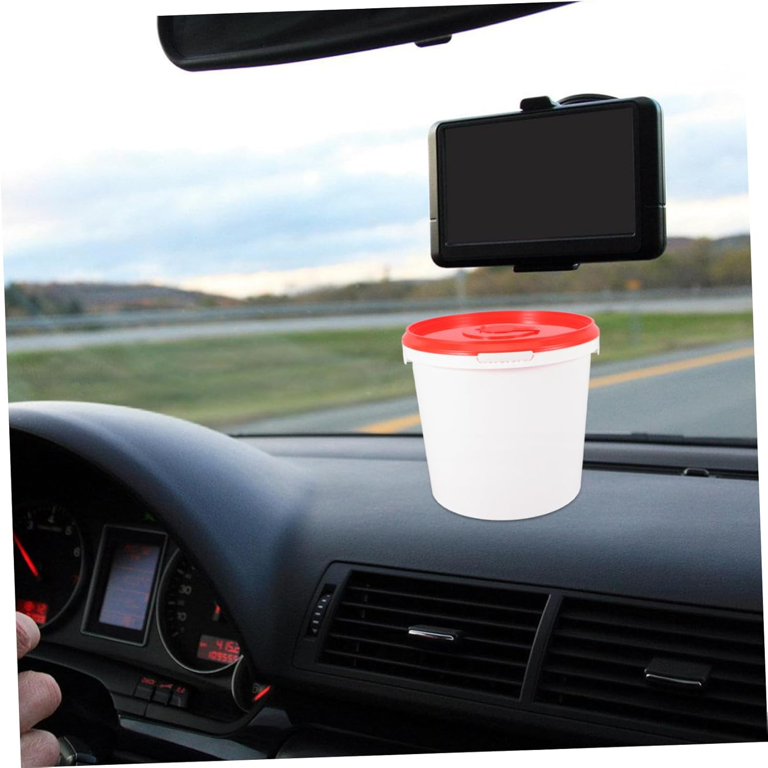 Wipes Dispenser for Travel Compact Wipe Bucket Holder for Bathroom Reusable Wet Tub image number 3