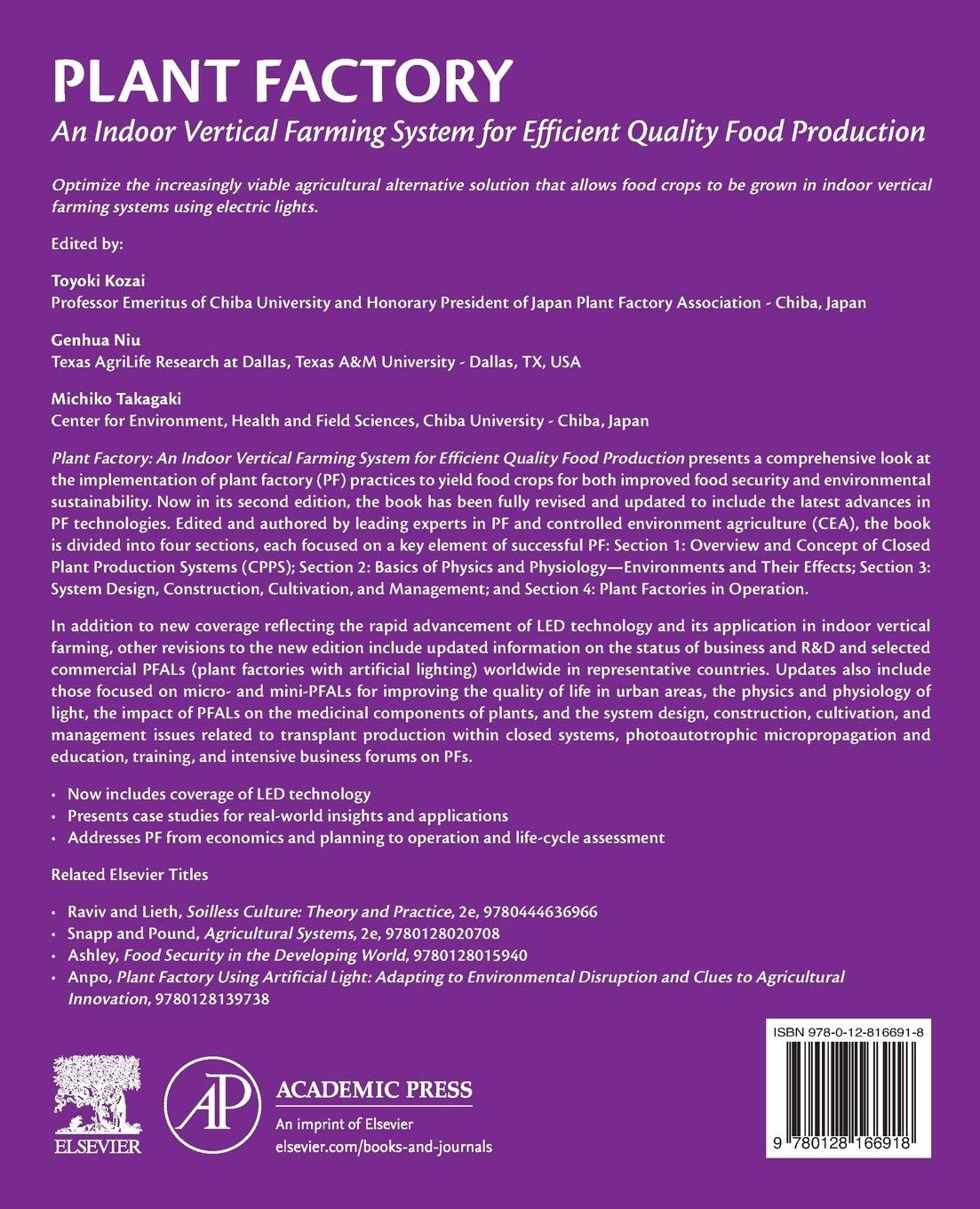 Plant Factory: an Indoor Vertical Farming System for Efficient Quality Food Production image number 1