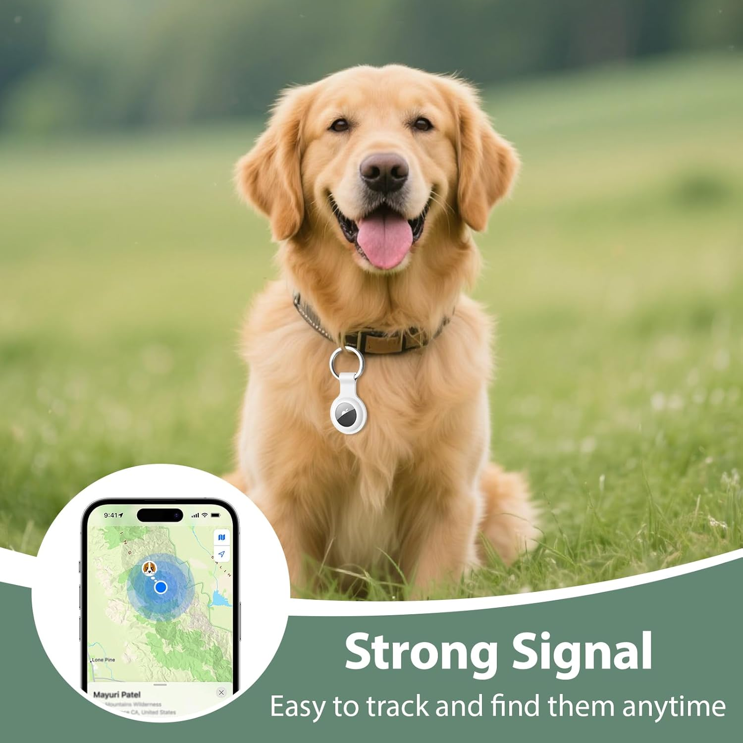 5 Pcs Airtag Holder - Durable Waterproof Airtag Keychain with Soft Silicone Holder, Lightweight and Scratch-Resistant Design, Perfect for Luggage, Keys, Dog Collars, Backpacks, Wallets and More image number 5