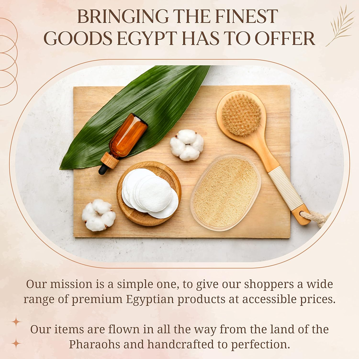 Egyptian Natural Loofah Pad Exfoliating Body Scrubber - Vegan Double Sided Luffa Sponges Deep Clean Your Body, Face & Back While an Exfoliating Washcloth Side Removes Oils - 6.9 X 4.7 Inches, 2 Pack