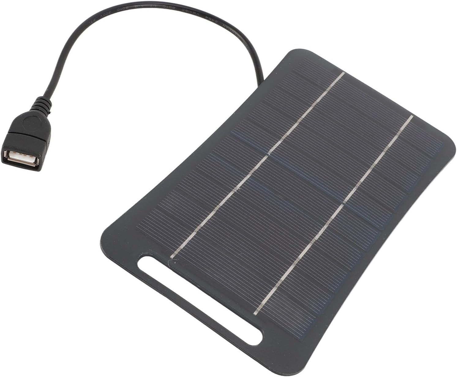 Mini Solar Panel, 5V 5W USB Solar Panel Charger for for Cell Phone Charging, Small USB Fan, Night Light, Water Pump, High Efficiency Monocrystalline Silicon Solar Panel For - White image number 4