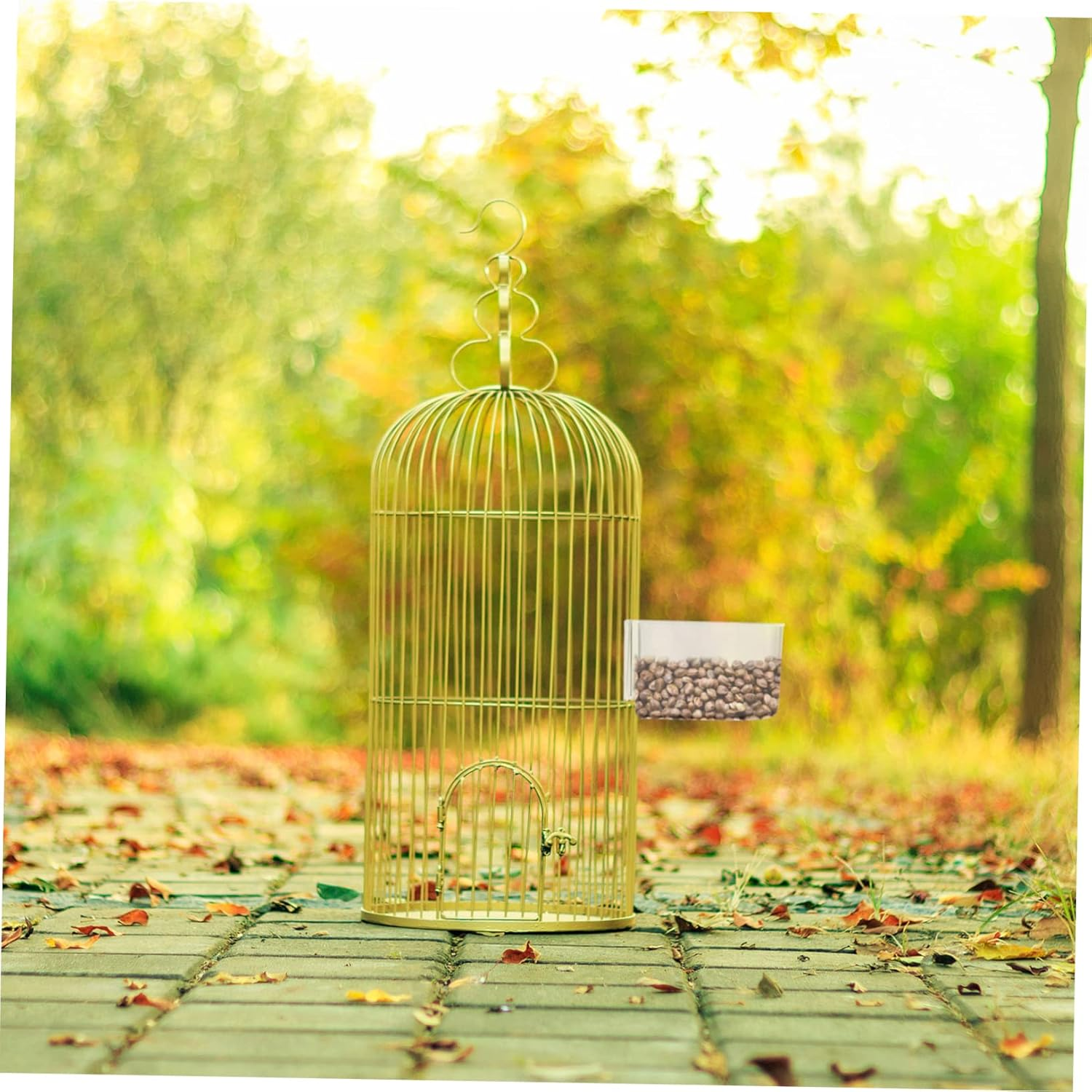 4Pcs Thickened Semicircle Bird Food Bowl Trough Durable Feeder for Parrots and Birds Easy to Clean and Install for Cage Accessories Transparent image number 3