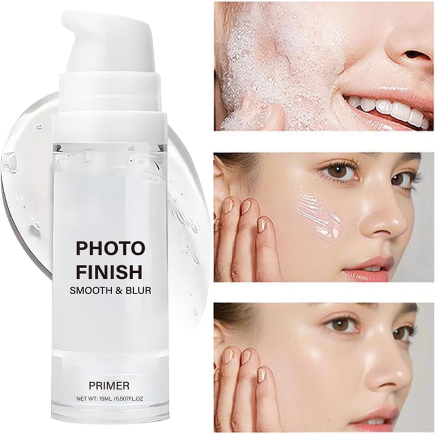 Primer for Face before Makeup - 15Ml Nourishing Matte Face Primer | Brighten up Liquid, Light Coverage Concealer for Shine & Smoothing, Most Skin Types image number 5