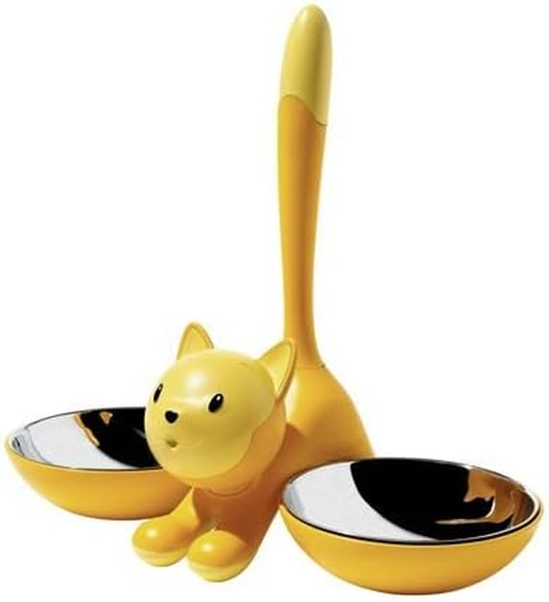 Alessi AMMI09 B Tigrito Cat Bowl, Black, Black image number 4
