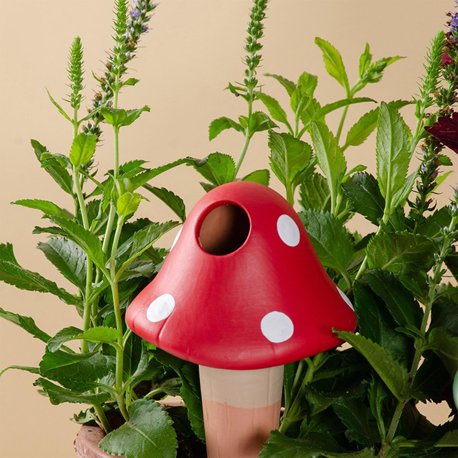 Mushroom Shaped Self Watering Globes 4 PCS Plant Watering Globes for Indoor and Outdoor Plants Self Devices for Indoor Plants image number 6