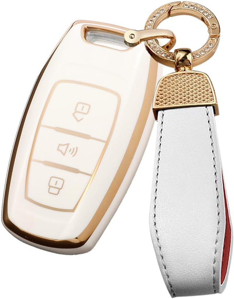 Ontto TPU Car Key Fob Cover Fit for Haval H6 H7 H9 H4 Hover H2S F5 F7 F7X F7H Dargo Jolion GMW Remote Key Case Key Shell Key Holder Keychain Protector Accessories