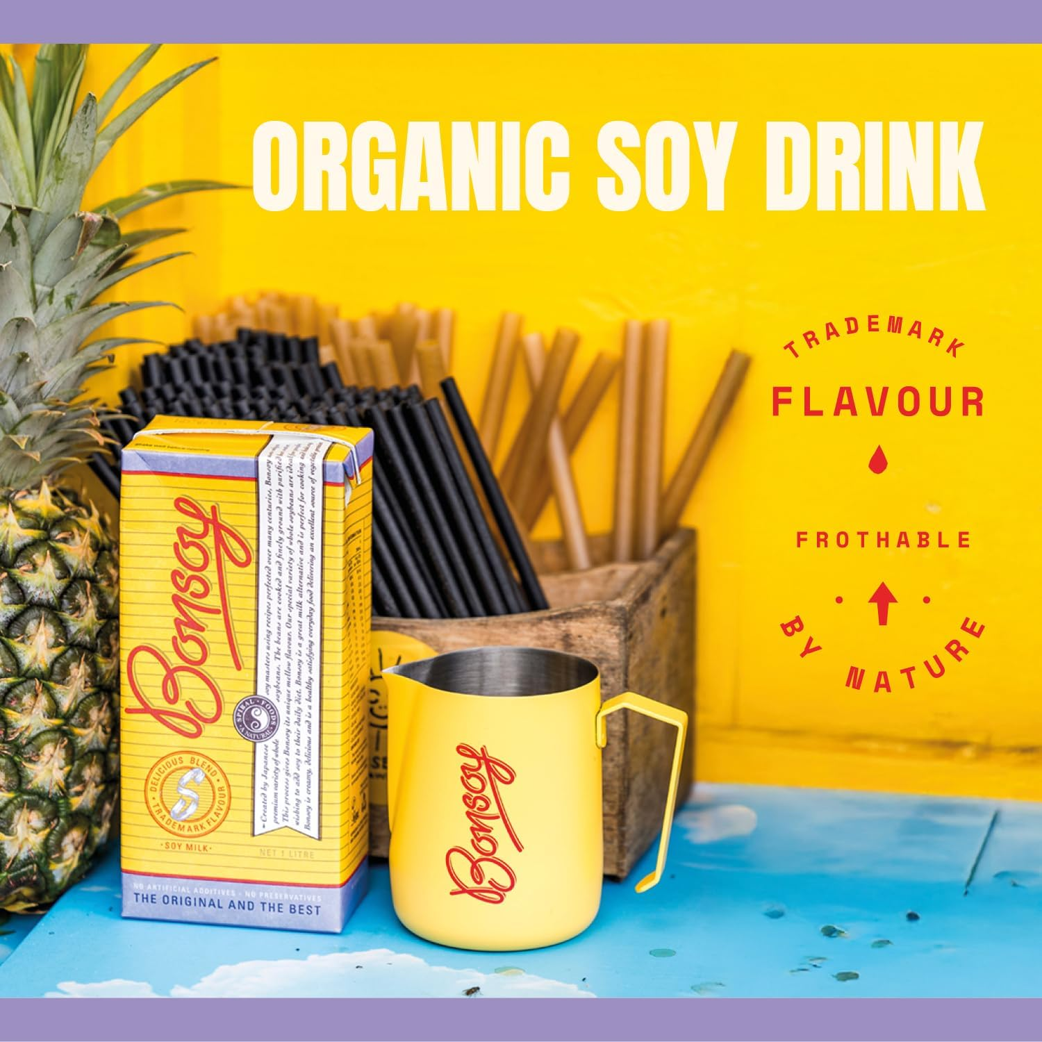 Bonsoy Soy Milk, 6 X 1000 Ml image number 1