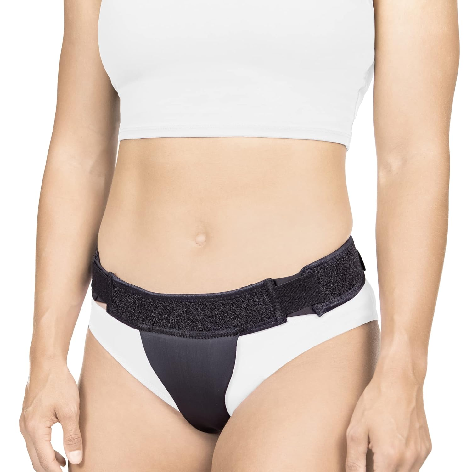 Braceability Pelvic Pro Prolapse Support Belt - Women'S Prolapsed Uterus Patent-Pending Girdle for Dropped Bladder, Vulvar Varicosities, Postpartum Recovery, and Symphysis Pubis Dysfunction Pain (M) image number 3
