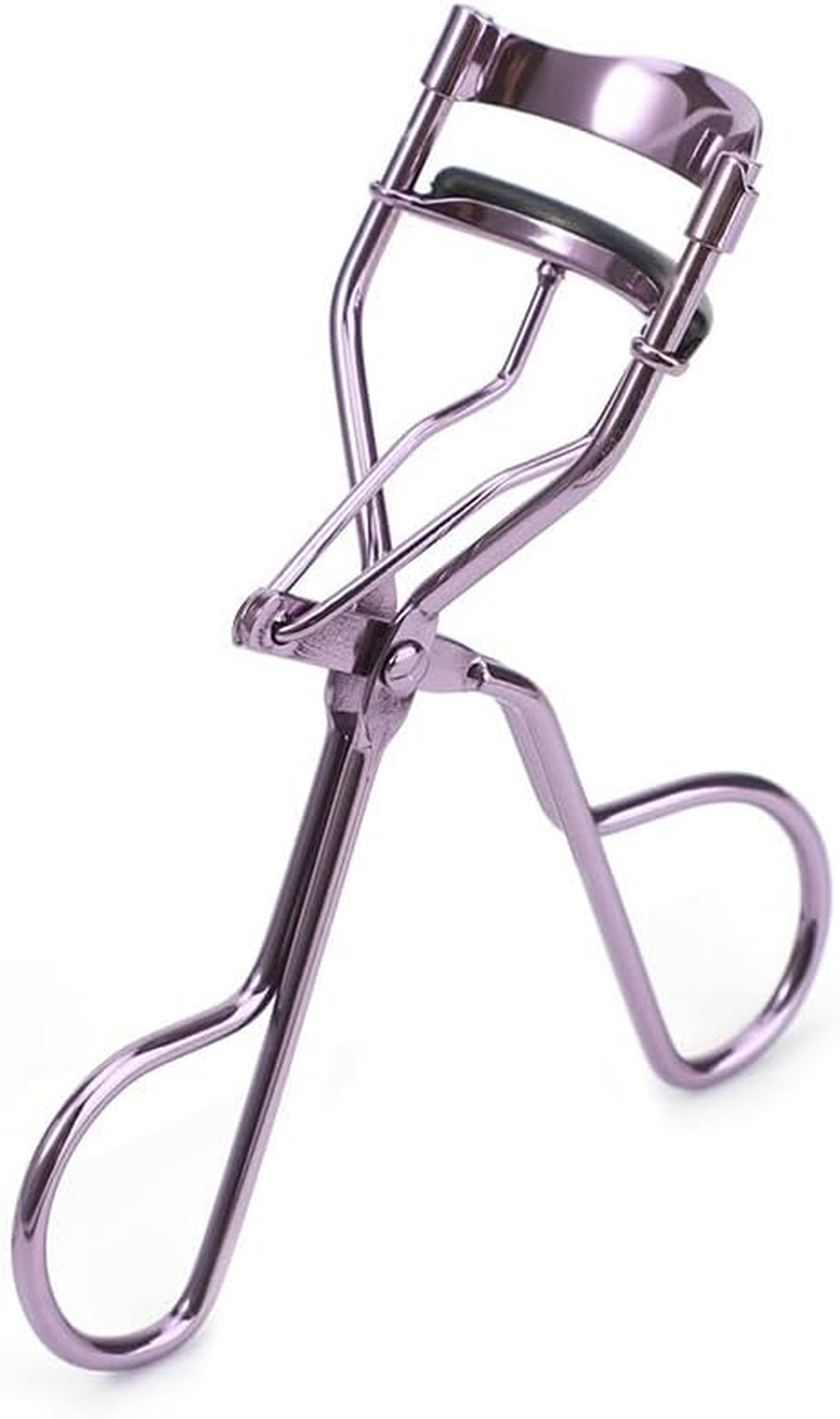 Eyelash Curler - Portable Lash Curler with Replaceable Soft Pads, Natural Long-Lasting Curling Tool, Gentle Design Prevents Pinching - Color Titanium image number 3