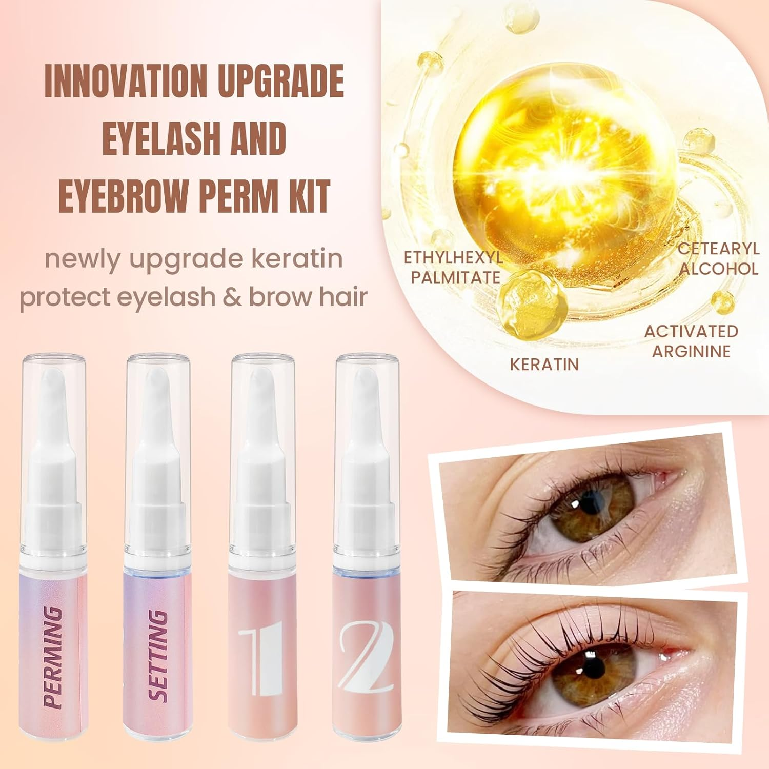 Lomansa Eyelash Lift Kit for Women At-Home Lash Perm Kit with Natural Curls, Salon & DIY Use (With Lash Lift Balm Glue) image number 6