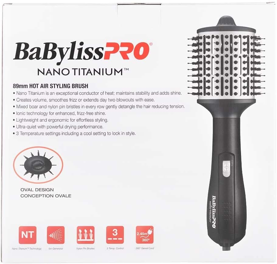 Babylisspro Nano Titanium Hot Air Styling Brush 89Mm image number 2