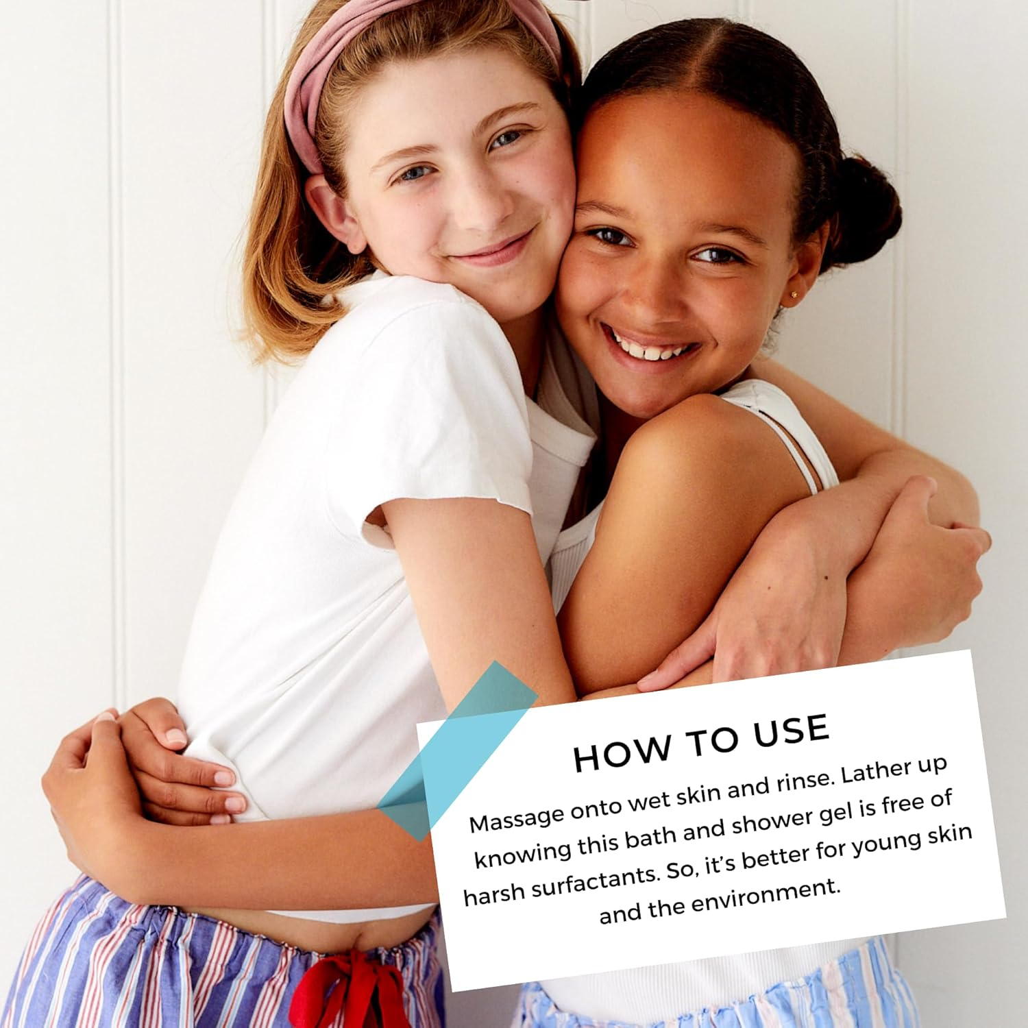 Spots & Stripes - Wow Wash Bath & Shower Gel for Girls, a Delicious-Smelling, Natural Kids Body Wash That Gently Cleans Young Bodies, Sulphate-Free and Moisturising, with Coconut and Vanilla (250Ml) image number 4