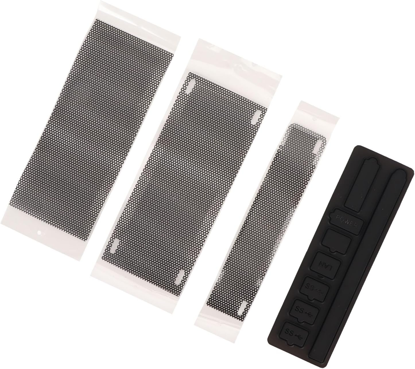 Yechiry Series S Dust Cover, Silicone PVC anti Dust Filter Kit, Console Protective Set with Mesh Ventilation Top Cover, 8 Plugs, Ideal for Series S Console Accessories