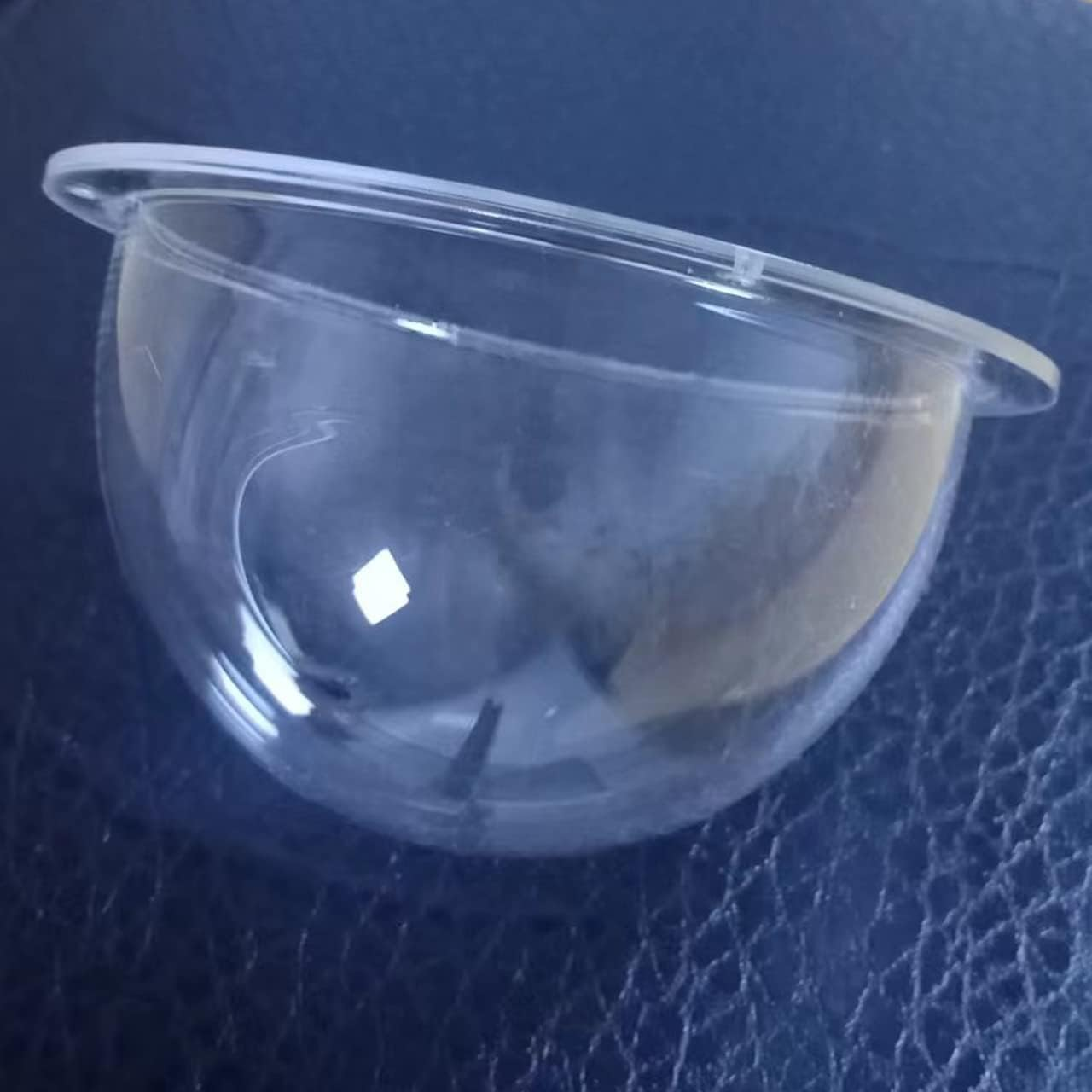 LOTOWELZON 4.72Inch/120Mm Acrylic Indoor/Outdoor CCTV Replacement Clear Camera Dome Cover Security Camera Housing Surveillance Camera Cover Pet Dog Fence Window