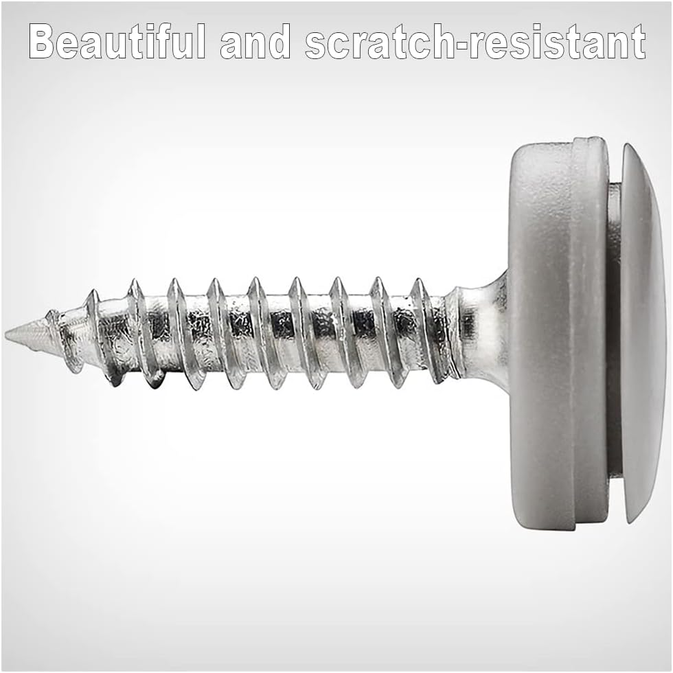 200 Pieces Hinged Screw Cover Caps, Fold Screw Snap Covers Washer Flip Tops, Colorful Screw Cap Covers (200Pcs) image number 5