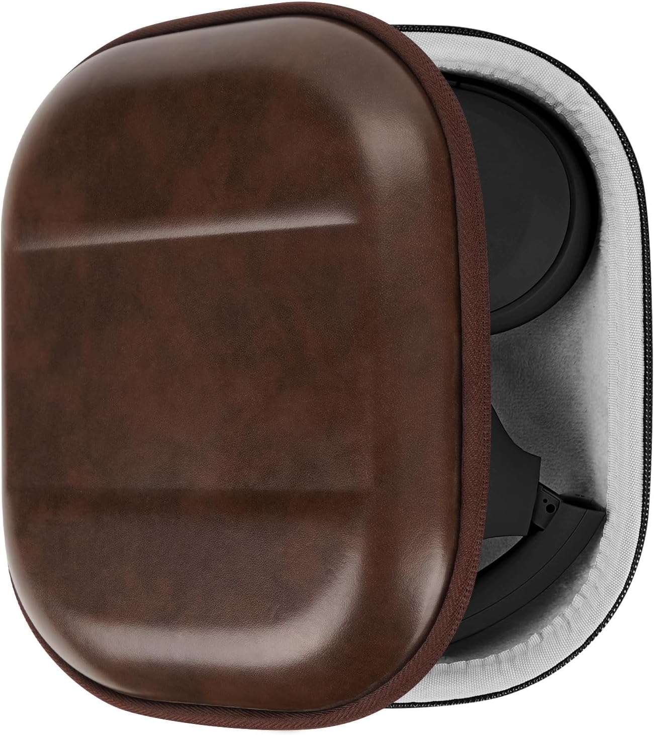 Geekria Shield Headphones Case Compatible with Sennheiser PXC 550-II Wireless, PXC 550, PXC 480, Replacement Hard Shell Travel Carrying Bag with Cable Storage (Dark Grey)