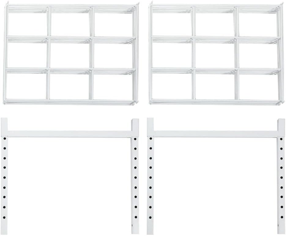 OFFICEROO Art Drying Rack for Classroom - 18 Removable Shelves - Efficient and Organized Drying Rack Art for Students' Masterpieces - Sturdy Paint Drying Rack with Lockable Wheels image number 2