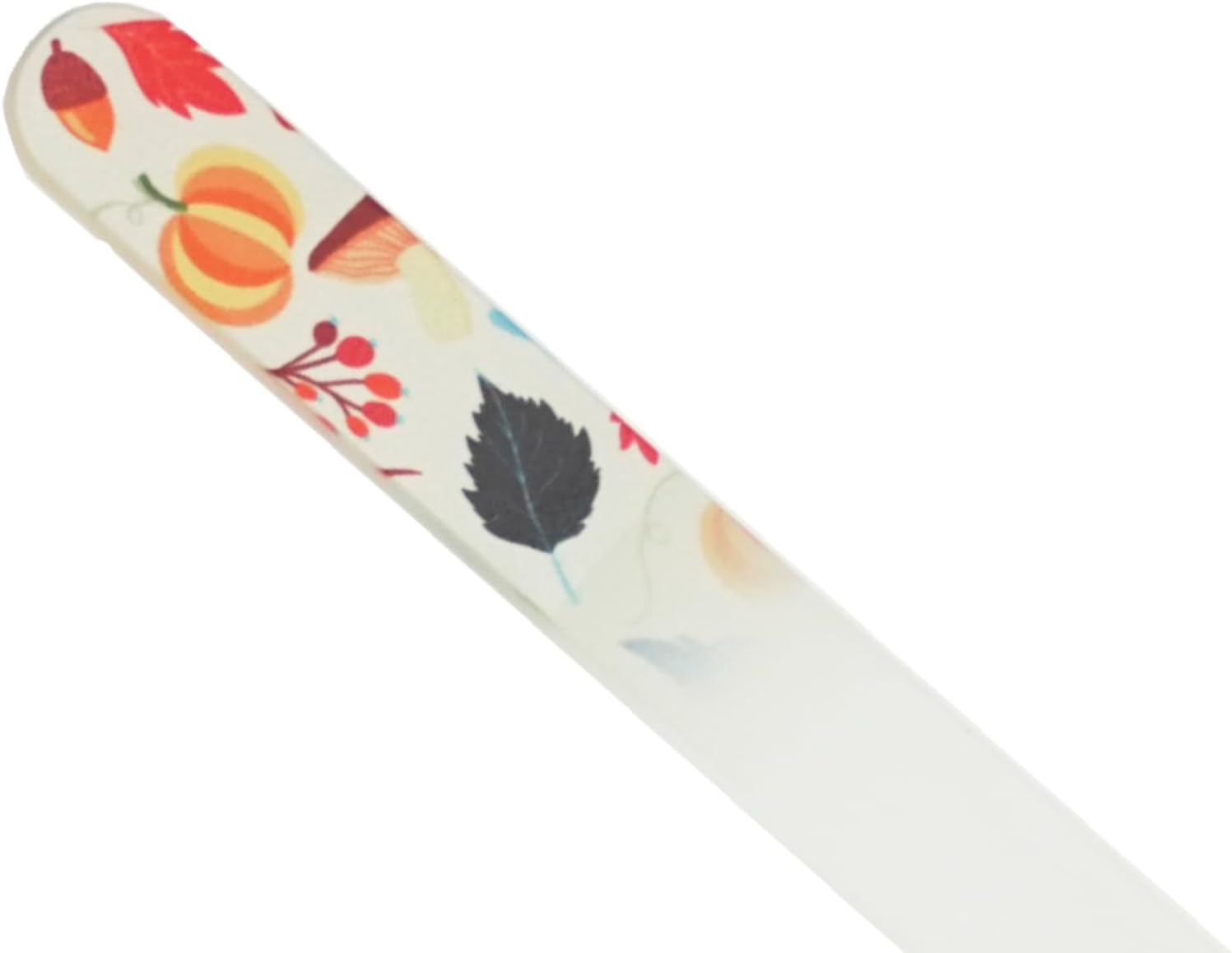 Double Sided Glass File Etched in Tempered Glass Pumpkin Length 13.5Cm