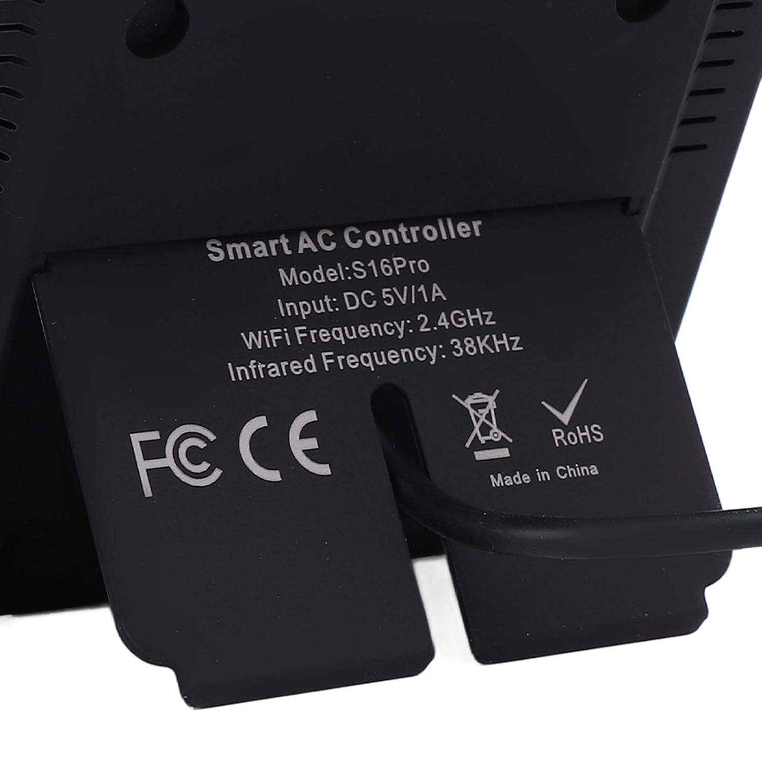 Haofy Smart Temperature Humidity Sensor, USB Powered Black Thermometer Hygrometer with Accurate Readings for Home Environment image number 3