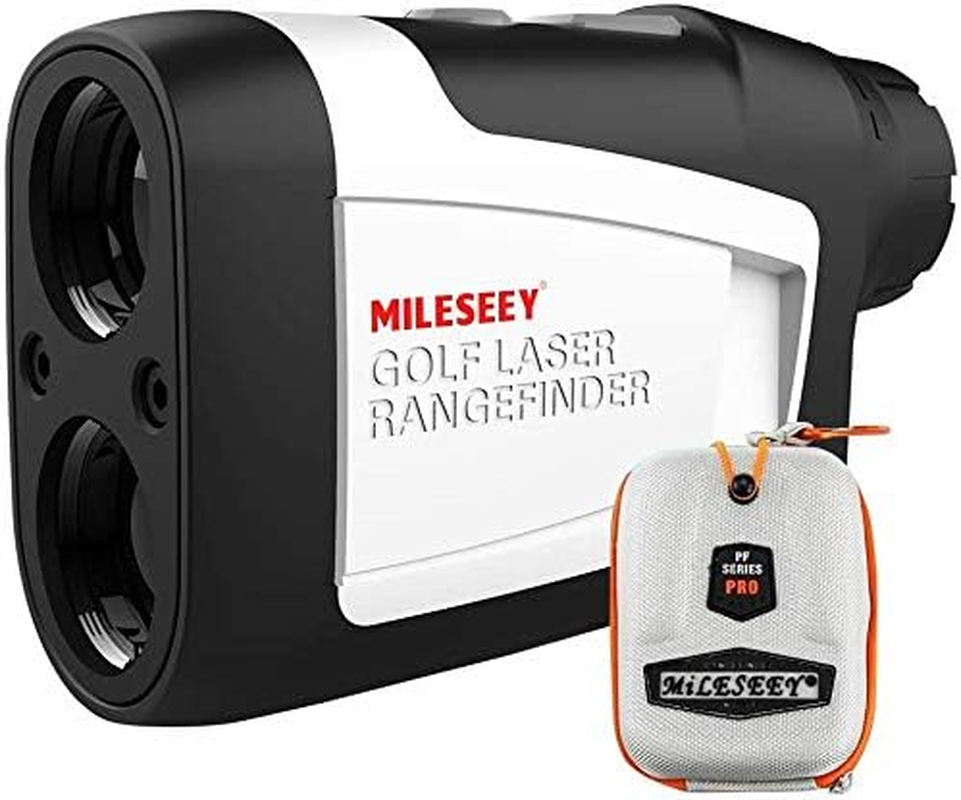 Mileseey Golf Range Finder with Slope On/Off, 660 Yards Range Finder with Flag-Lock and Vibration, Legal for Tournament Play, &plusmn;0.55Yard Accuracy, 6X Magnification,Carrying Case, Free Battery image number 6
