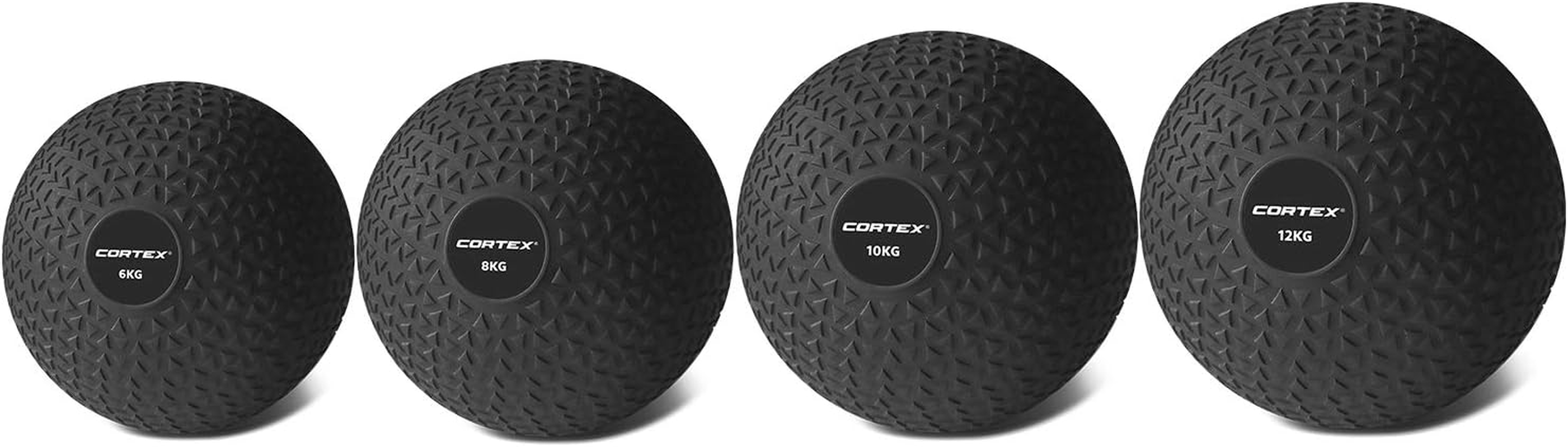 CORTEX Slam Ball V2 6-12Kg Set Weighted Dead Ball Exercise Ball Plyometric Explosive Training