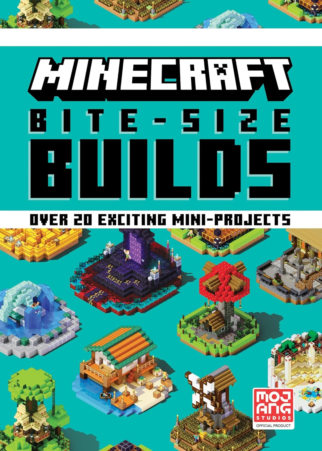 Minecraft Bite Size Builds Slipcase X 3: the Official Collection of Illustrated Mini-Projects with over 60 Fun Builds: Great for Gamers of All Ages and Abilities. image number 2