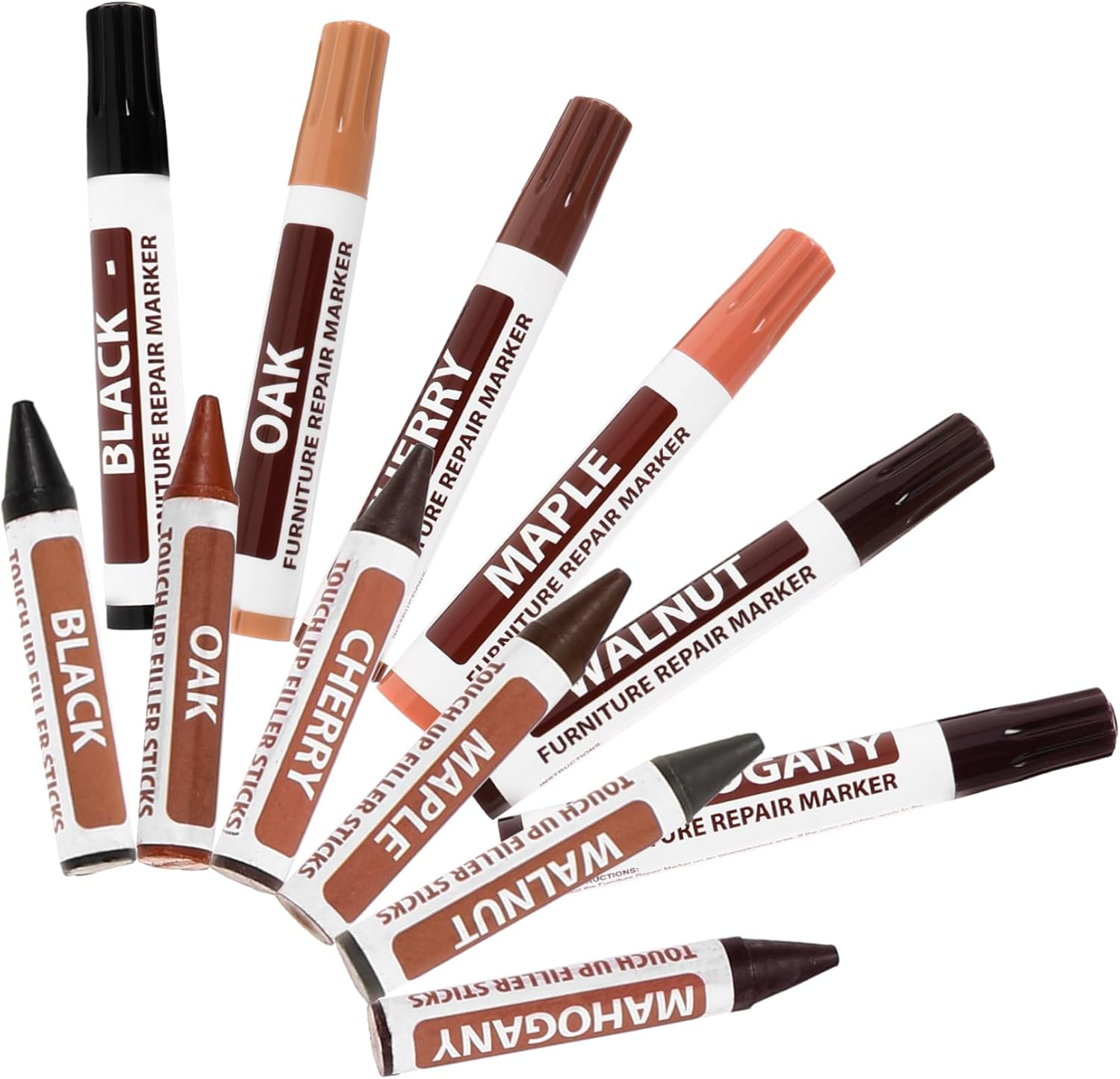 Wood Scratch Repair Markers Floor Scratch Repair Pen for Furniture Wood Floors image number 4