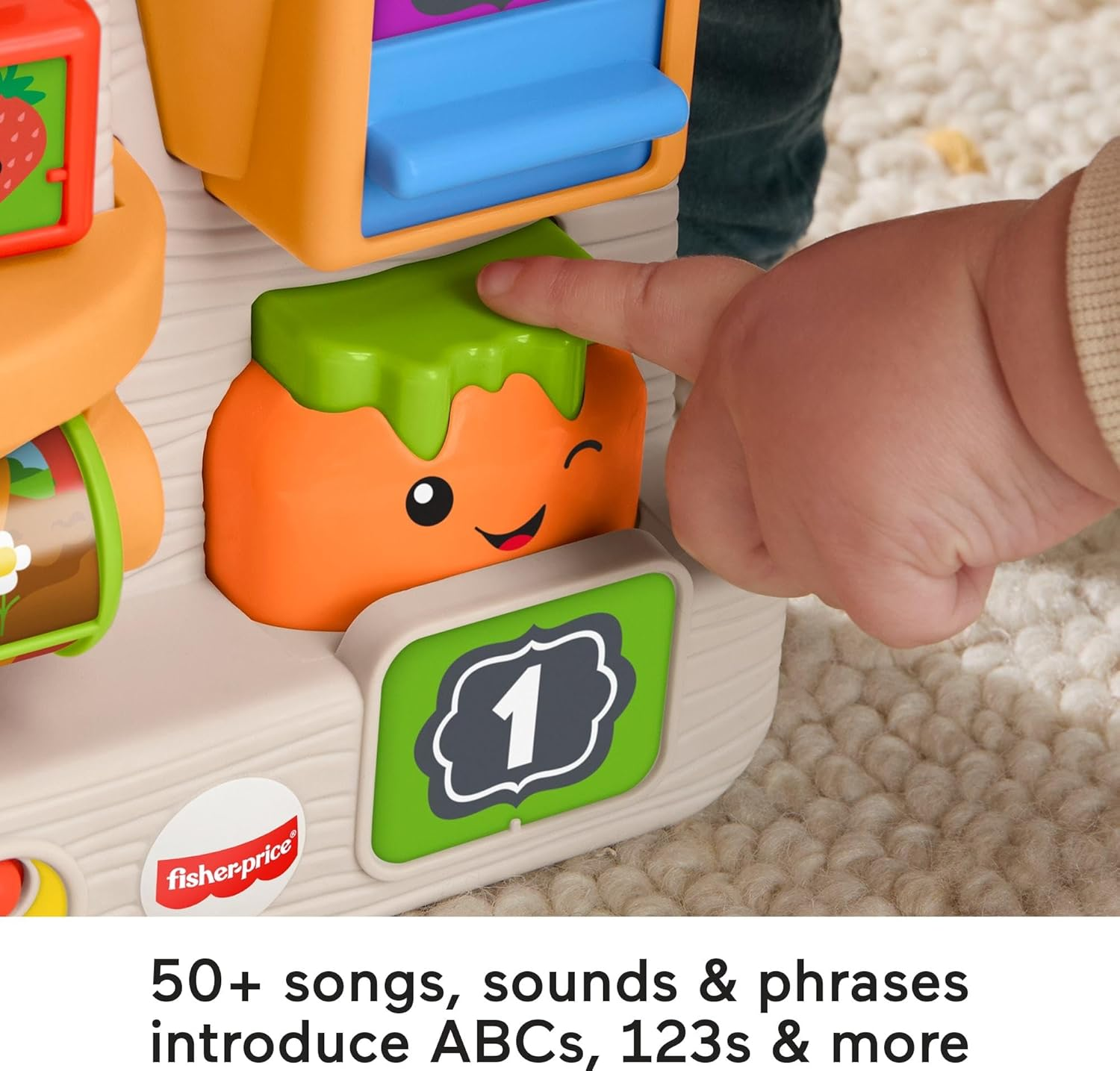 Fisher-Price Baby & Toddler Toys Grow the Fun Garden Set, Pop-Up Activity and Electronic Learning Playset for Infants Ages 6+ Months ​ image number 2