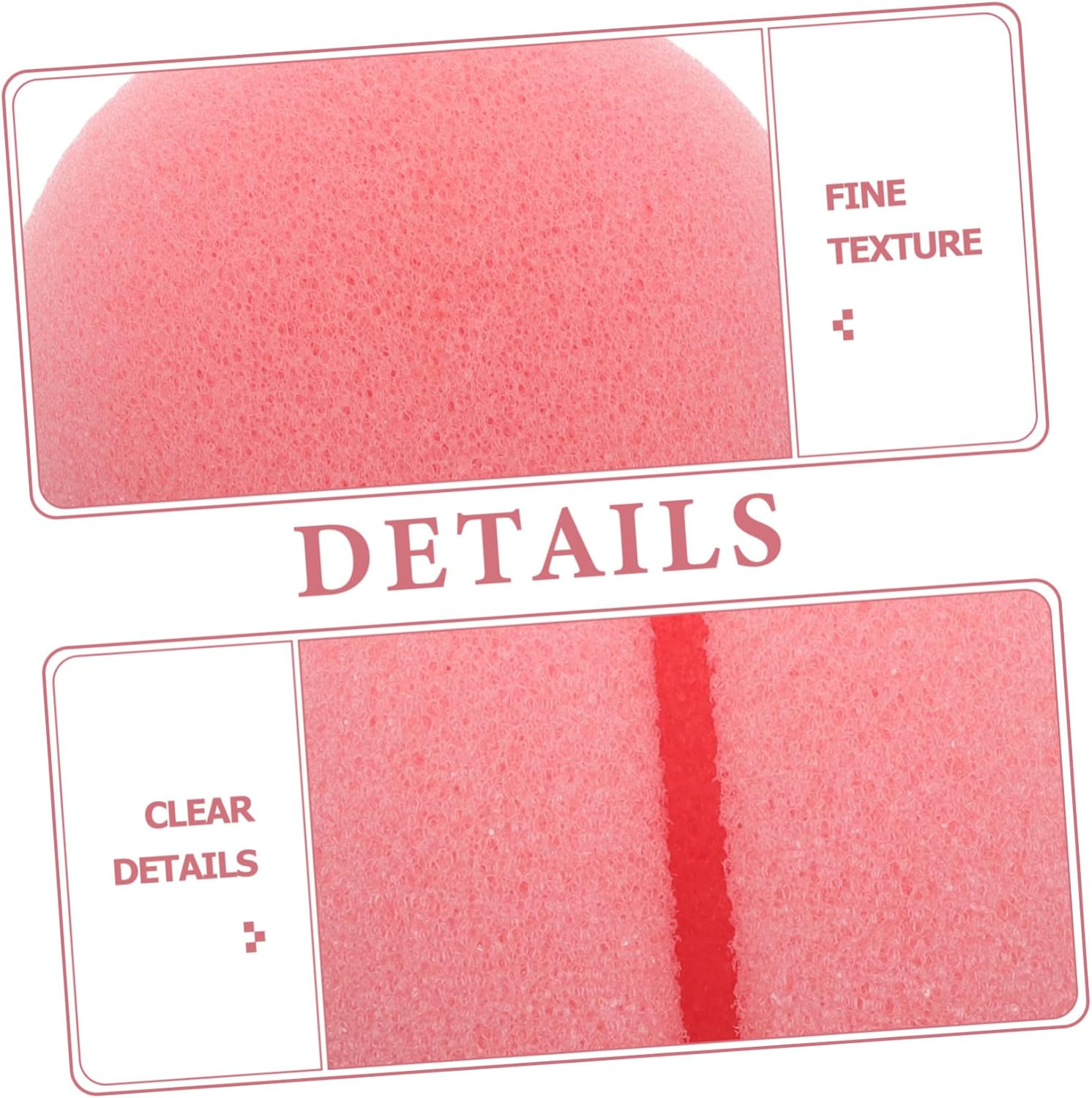 Ibasenice 12 Pcs Heatless Hair Curlers Soft Sponge Rollers for Effortless Overnight Curls Comfortable Hairdressing Tools for Women for Home Salon Styling Pink