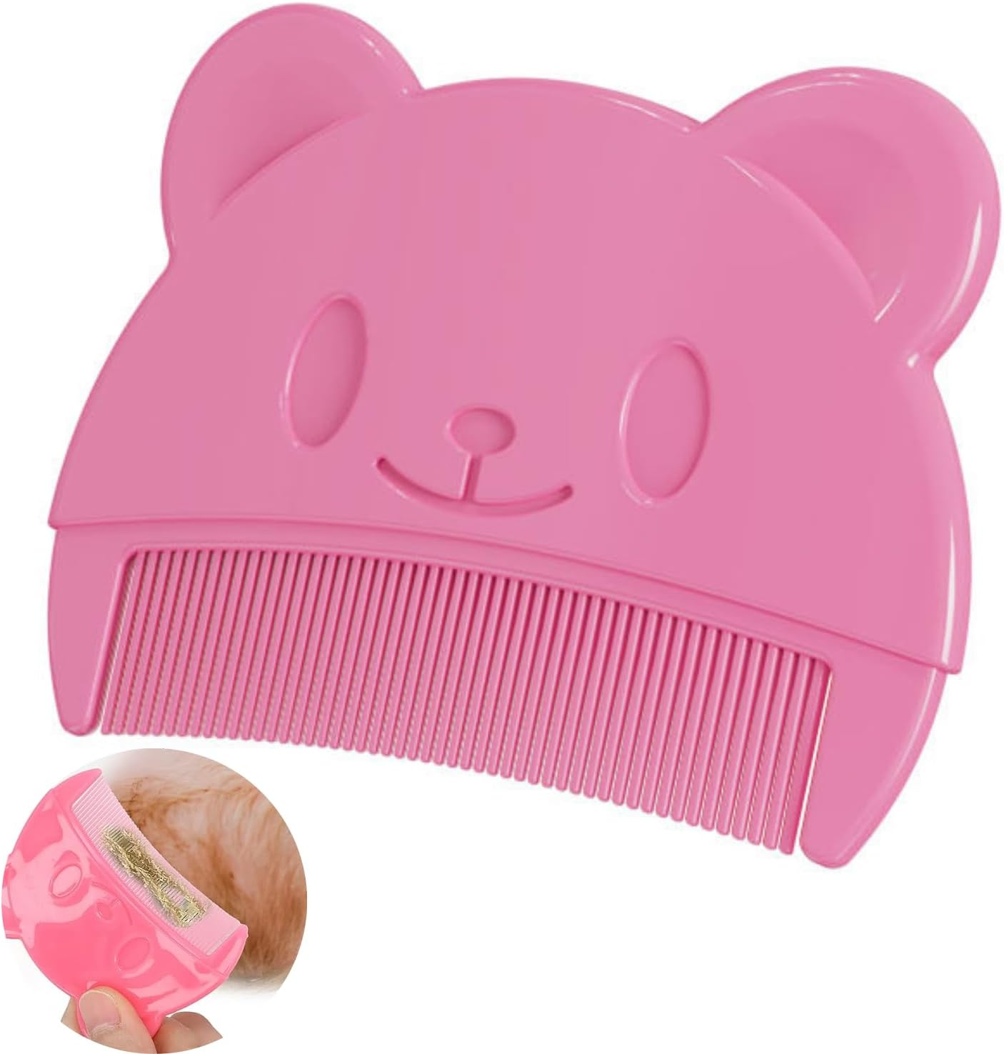 Baby Comb for Milk Scab, Newborn Hair Comb, Baby Hair Brush with Soft Teeth, Comb against Milk Scab Baby Child, Assorted Colours (Green (1 Piece))