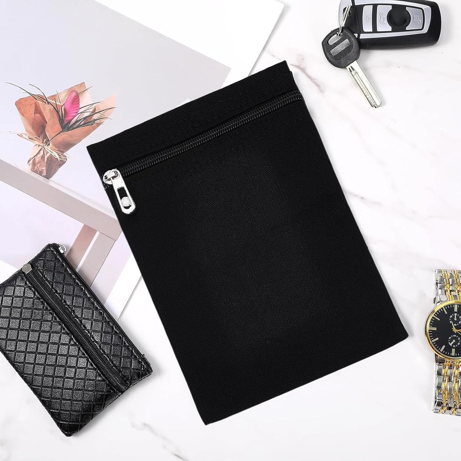 Coat inside Pockets | Anti-Theft Security Zipper Pouch,Clothing Inner Pockets | for Passport Protection Jacket Clothes Sweatshirt Shirt Robe Hoodie Sweater image number 2