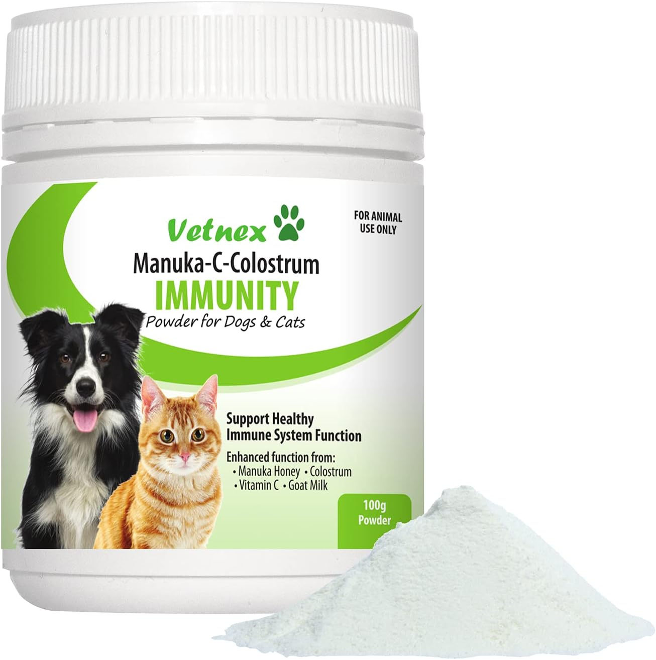 VETNEX MANUKA C COLOSTRUM IMMUNITY PWD for DOG &CAT 100G