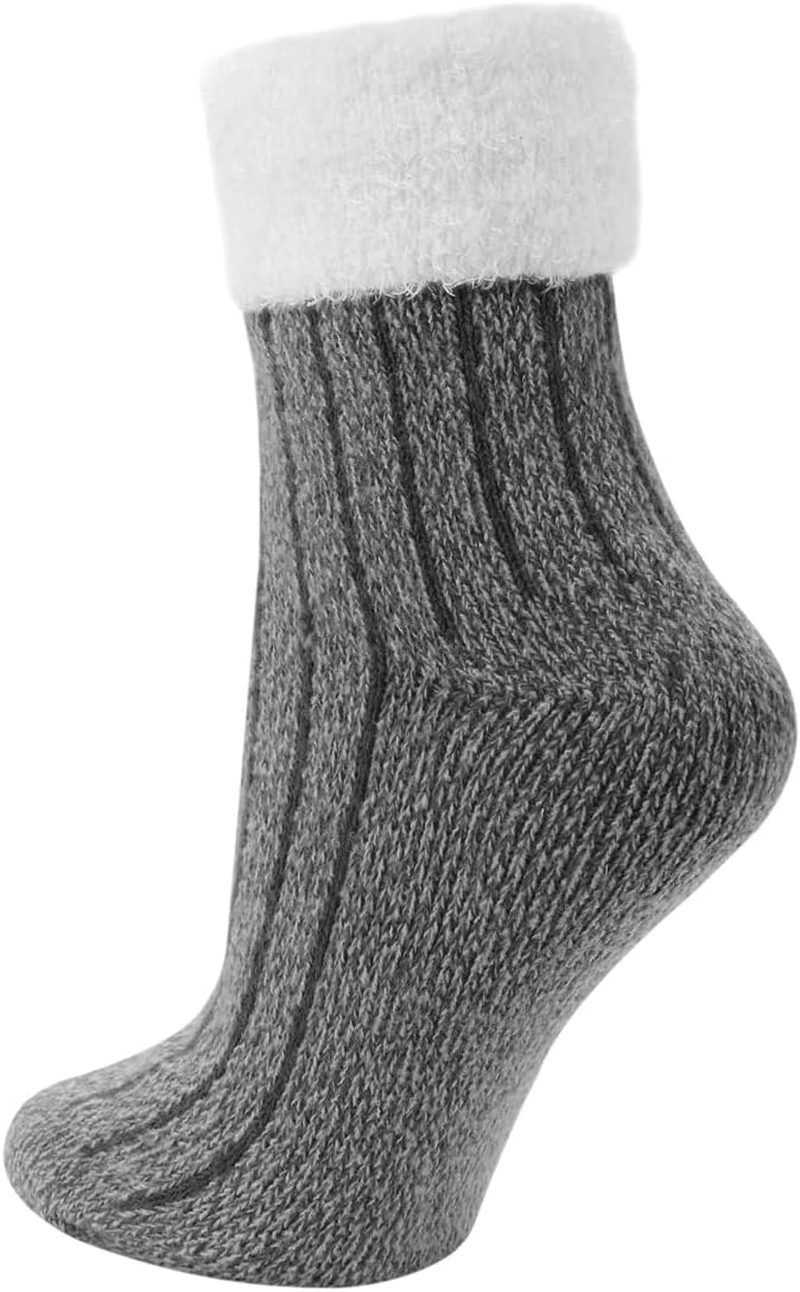 Sof Sole Sofsole Women'S Fold/Over Crew Cozy Slippers Socks image number 1