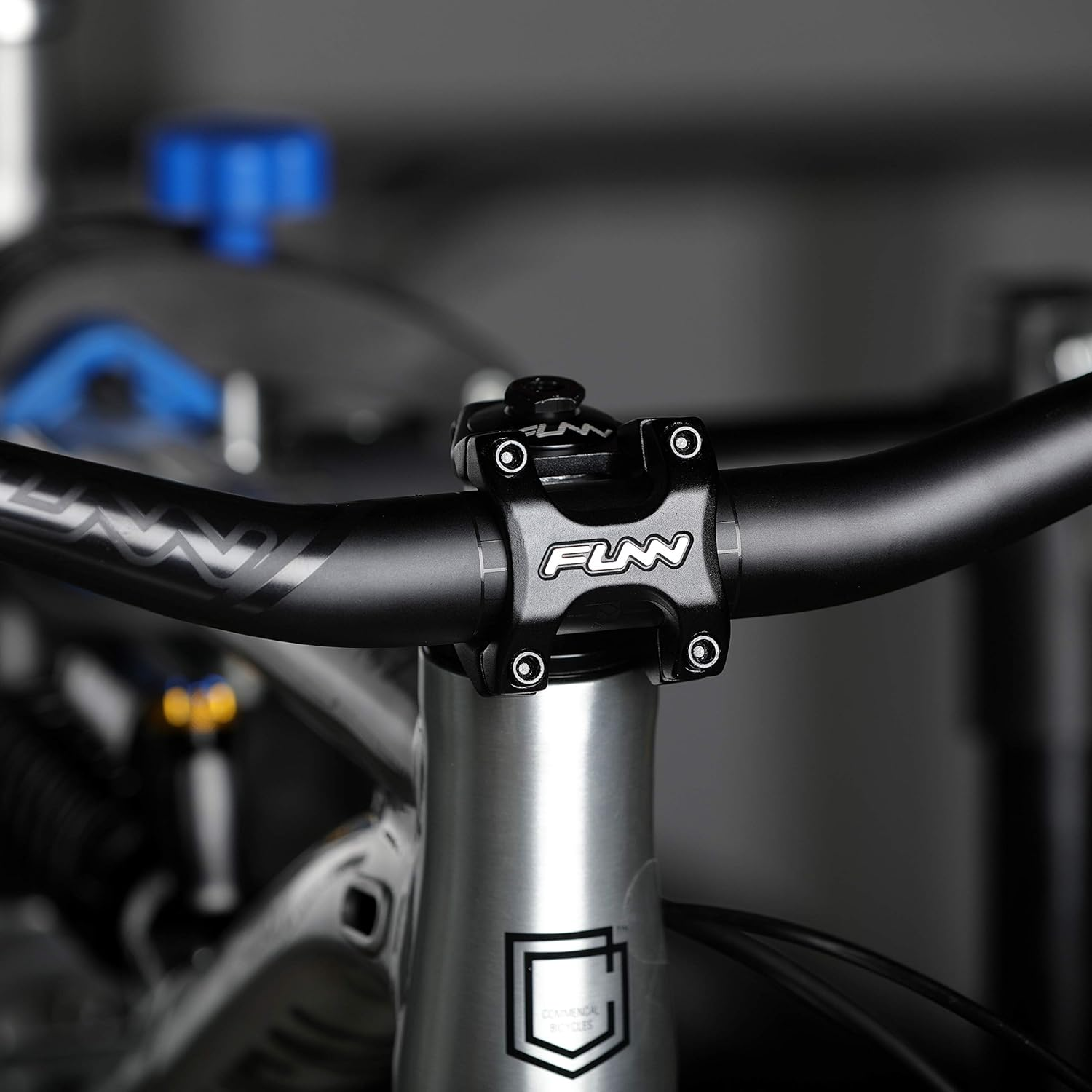 Funn Crossfire Mountain Bike Stem with 31.8Mm Bar Clamp - Durable and Lightweight Alloy Bike Stem for Mountain Bike and BMX Bike image number 1