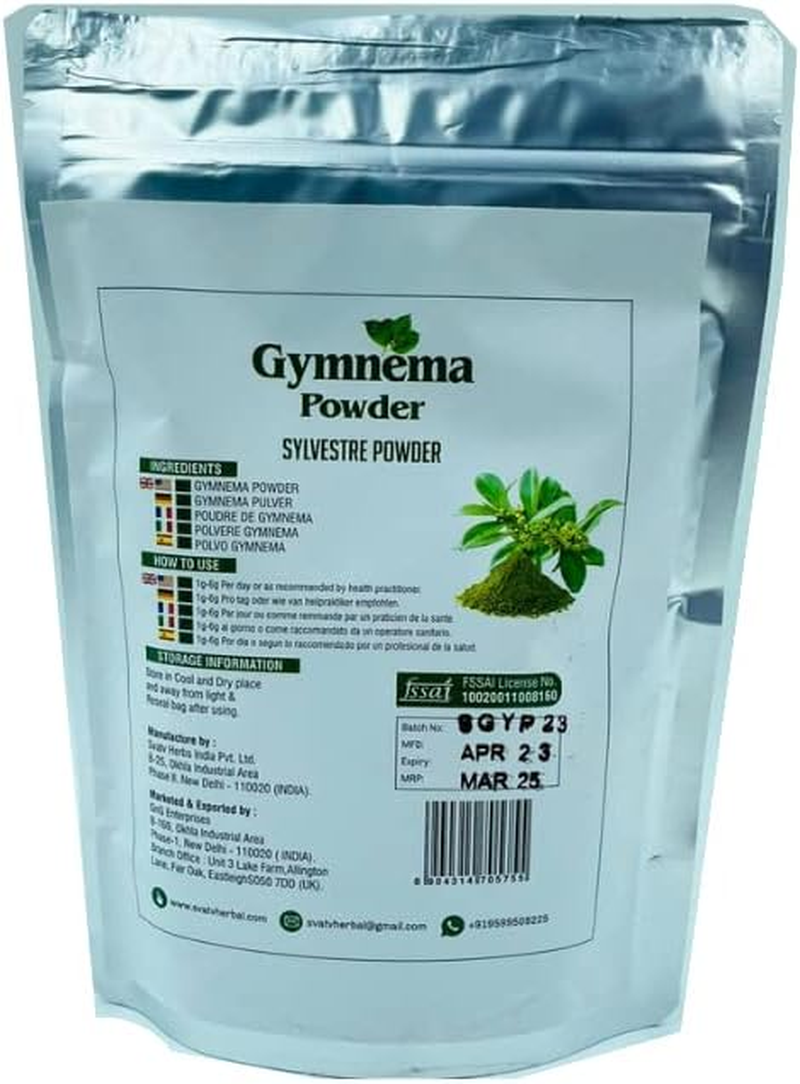 SVATV Gymnema Powder | Gymnema Sylvestre | Gurmar Powder | Meshashringi Powder | 227G, Half Pound image number 1