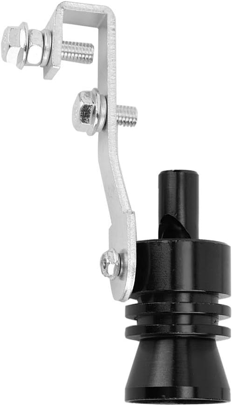 Turbo Sound Whistle Muffler, Black Turbo Sound Whistle Muffler Exhaust Pipe Simulator Whistle Fit for ILX Base Sedan 4-Door 2.4L 2354CC L4 GAS DOHC Aspirated image number 3