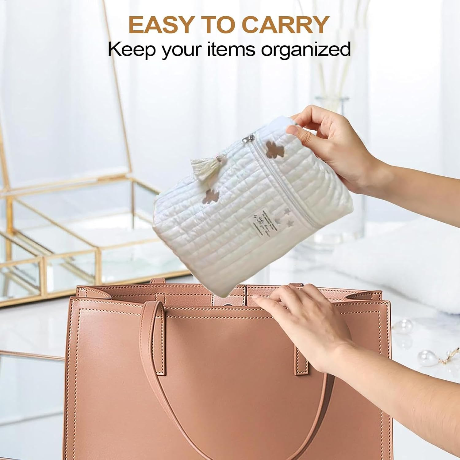 Diaper Bag Accessories for Travel, Diaper Pouch For, Baby Diaper Organizer for Outdoors, Baby Travel Organizer Pouch, Diaper Storage Organizer for Parents, Outdoor Diaper Bag Storage image number 5