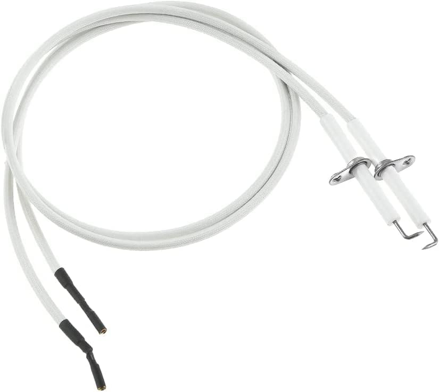 Mtsooning Igniter Ceramic Electrode, 2PCS Ceramic Igniter Electrode Replacement Parts, 27.5Inch Ignition Wire & Ceramic Spark Plug Ignition Electrode for BBQ Grill Burner Heater Fireplace image number 4