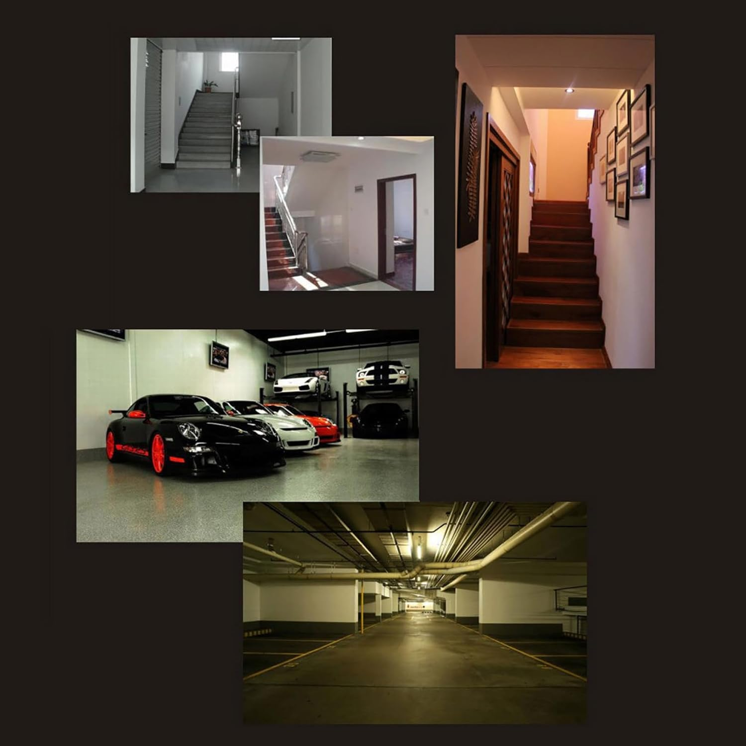 Daseeme 2Pcs/Lot E27 LED with Motion Sensor Smart Light Sensor 7W (Replaces 50 W Sensor Bulb Lamp for Stas/Garden Balcony Garage Lounge Hallway Cellar Outlet White [Energy Class A+] image number 5